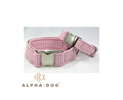Halsband  "Vichy ros� " Soft-Edge