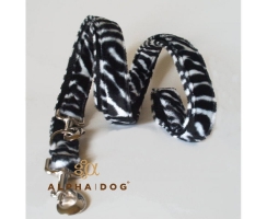 Hundeleine Fell-Leine Zebra