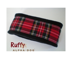 Hundeschal Ruffy Tartan m. Klettverschluss