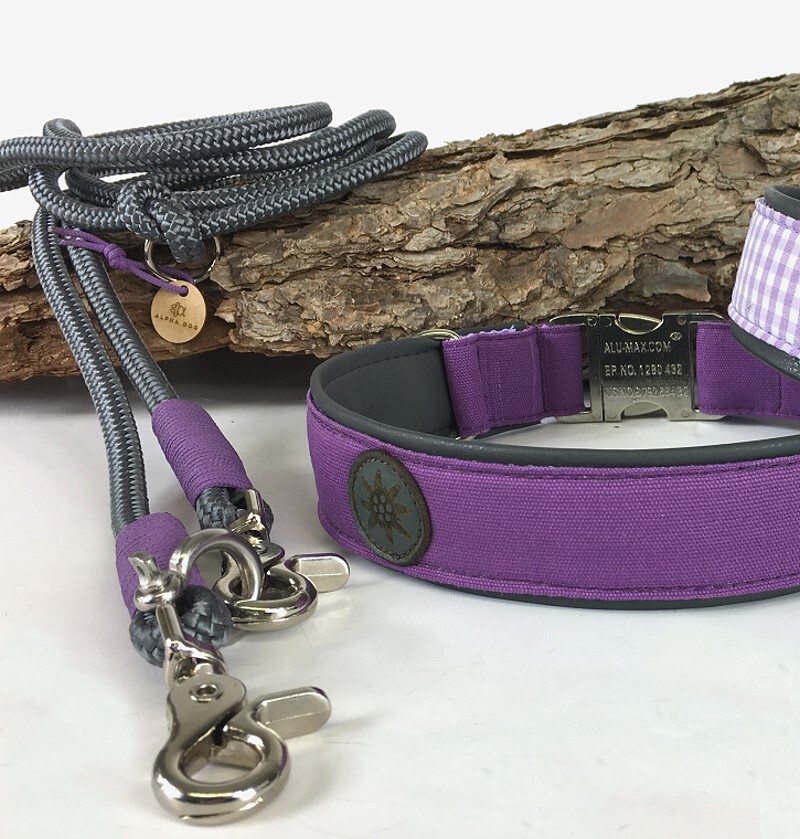 Segeltauleine charcoal- Takelung- violett
