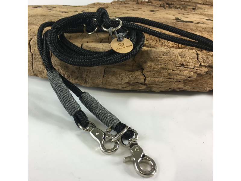 Welpen-Tauleine schwarz -div.  Wicklunge box