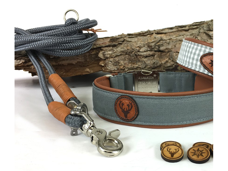 Tauleine charcoal- Wickelage Leder Farbe box