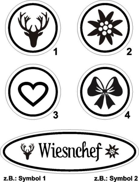 Wiesn Suits deluxe berry mit Applikation 2,5 cm breit / 52-54 cm lang Aluminium oval mit Namen des Hundes und 2 Symbolen falls gewünscht