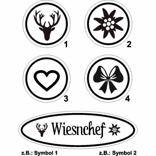 Wiesn Welpenhalsband Deluxe div. Farben Canvas uni rot 2 cm breit / 29-31 cm lang Kunststoff rund, Symbol Edelweiss