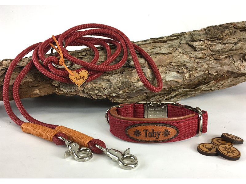 Wiesn Welpenhalsband Deluxe div. Farben  box