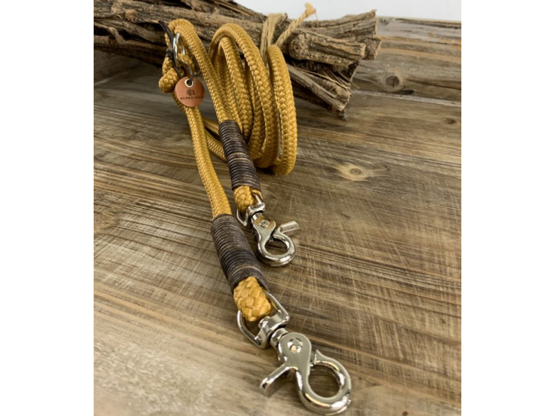 Tauleine tumeric -Lederwicklung  braun v box