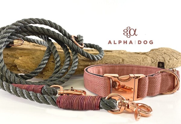 Hundehalsband my lovely colours - peach,  Verschluss...