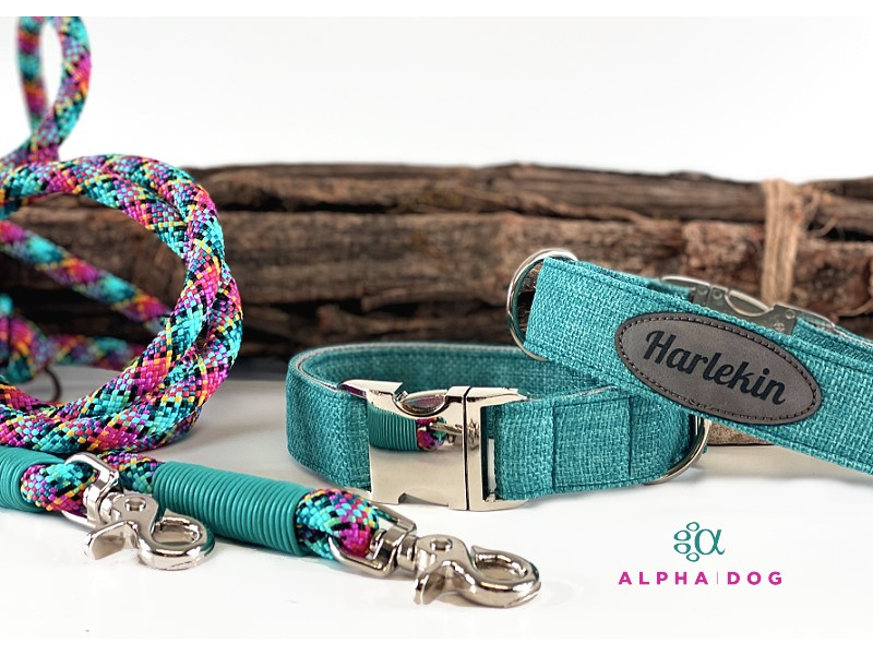 Halsband My Lovely Colours- türkis  box