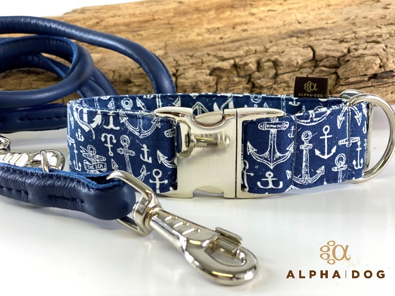 Hundehalsband Sailor 4 cm 50-78 cm Alumi box