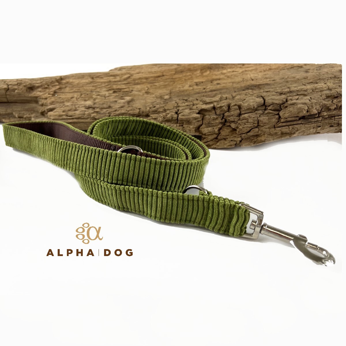Hundeleine Cord crocodile Alpha-Vario 150 cm 2,5 cm...