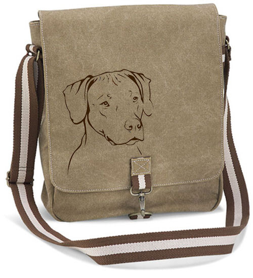 Canvas Tasche " Buddy" mit Motiv Ridgeback Kopf