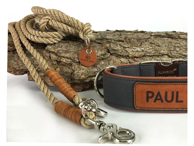 Segeltauleine natur twisted- div.Lederwi box