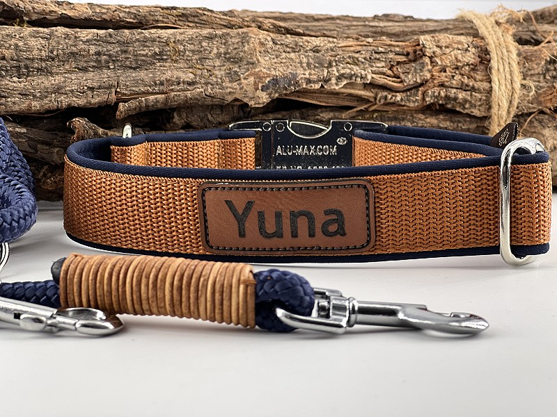 Halsband SOFTLINE mit Patch Namen opt.Te box