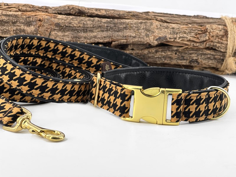 Hundehalsband Citylights gepolstert 4 cm box