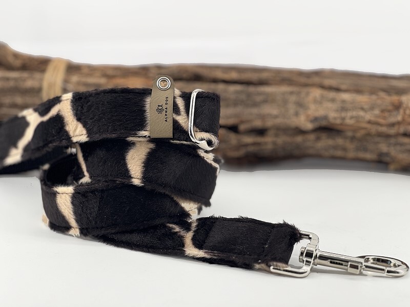 Hundeleine Giraffe braun