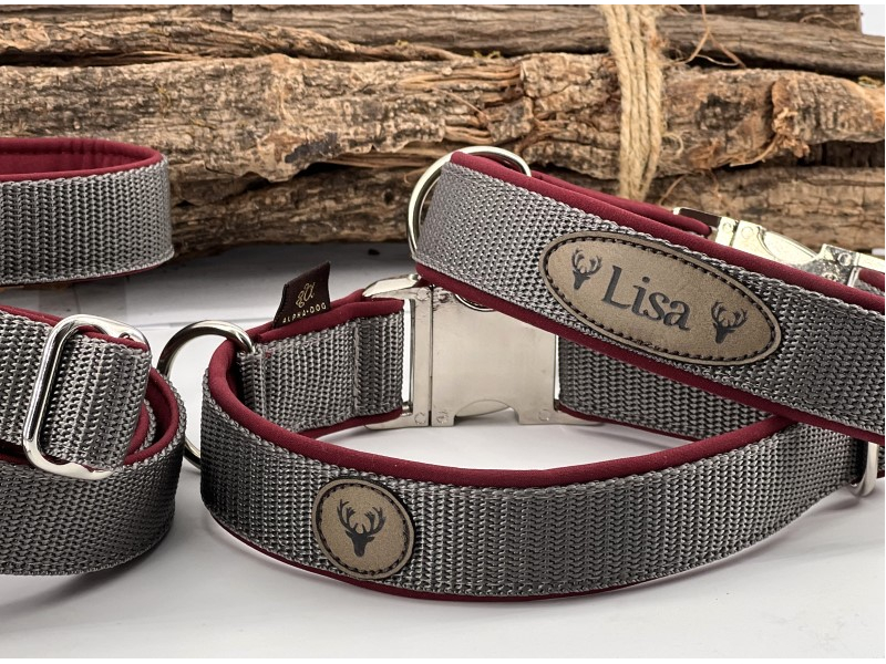 <<Fotomuster<< Halsband SOFTLINE Hirschkopf  3 c