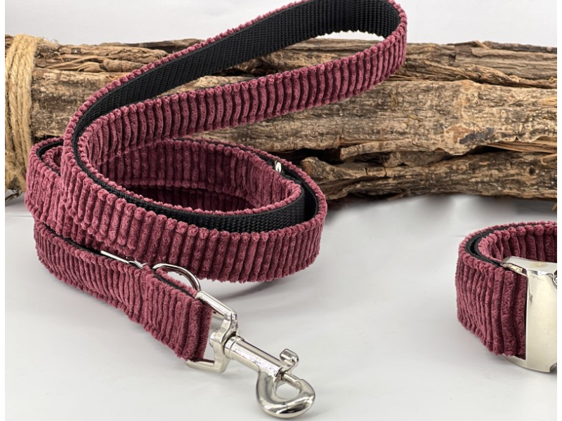 Hundeleine Cord Wild Berry