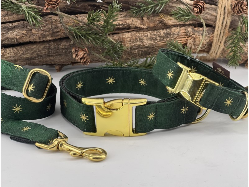 Stars on green incl. Messingverschluss