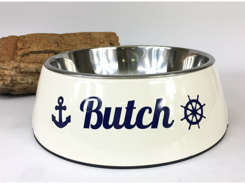 Hundenapf-Maritim mit Namen Ø ca. box