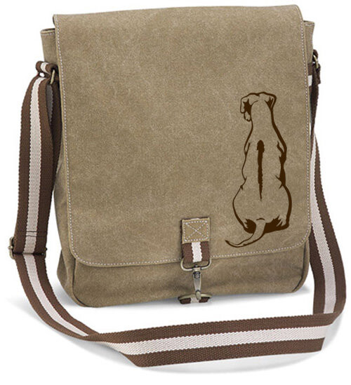 Canvas Tasche Buddy mit Motiv Ridgeback sitzend