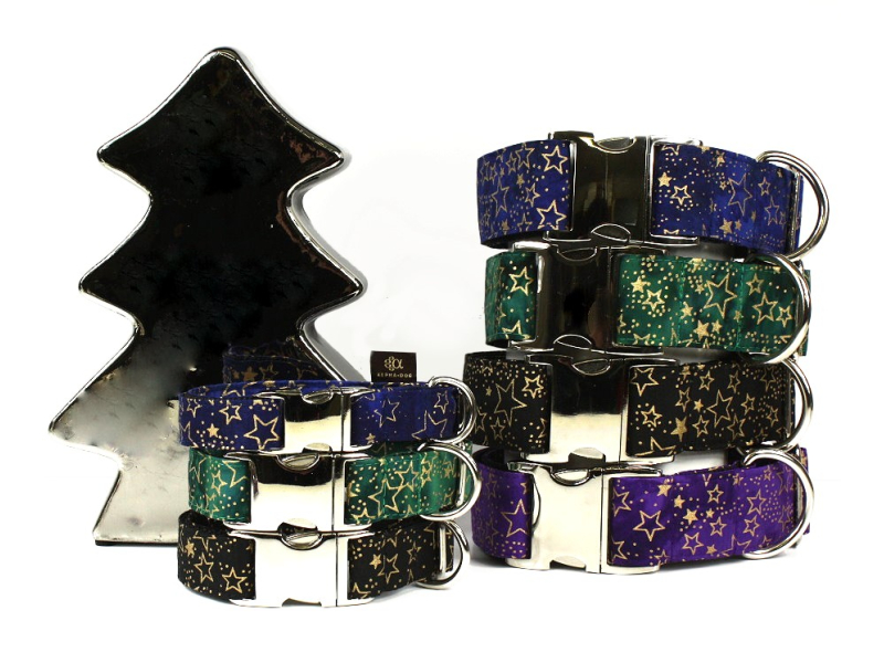 Hundehalsband " Christmas Night "