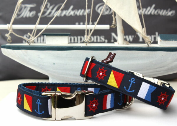 Halsband  Nautical Flags 28-39 cm 2 cm  Kunststoff